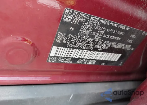 2019 Toyota Rav4 Le from USA, damaged, VIN 2T3H1RFV6KW010778
